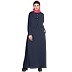 Casual abaya with extra jacket- Navy-Blue